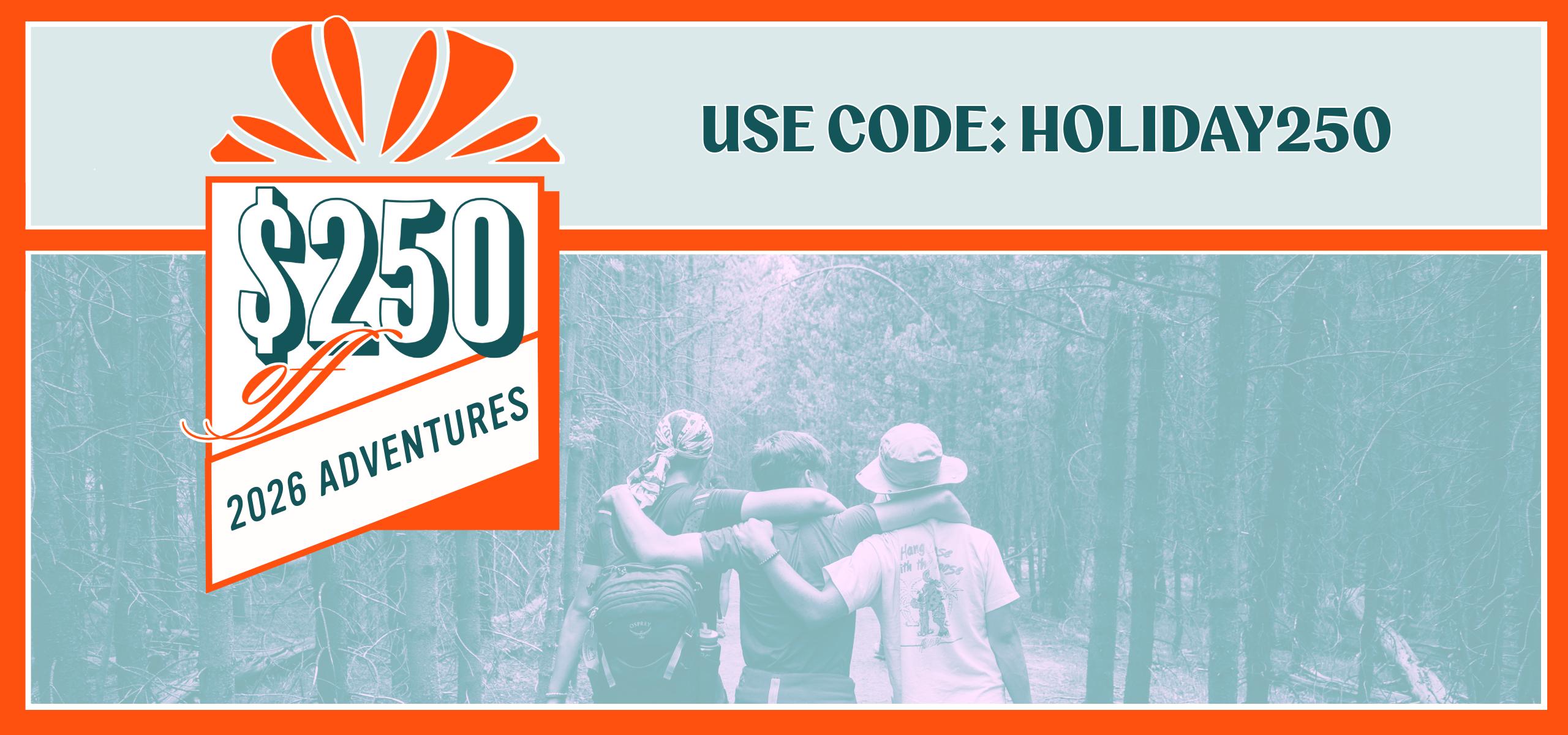 Use code HOLIDAY250 to get $250 off 2026 WA trips.